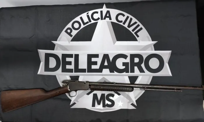 Polícia Civil prende indivíduo em flagrante delito pelo crime de posse ilegal de arma de fogo em Brasilândia