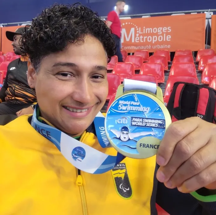Paratleta capixaba conquista prata no World Series de natação na França