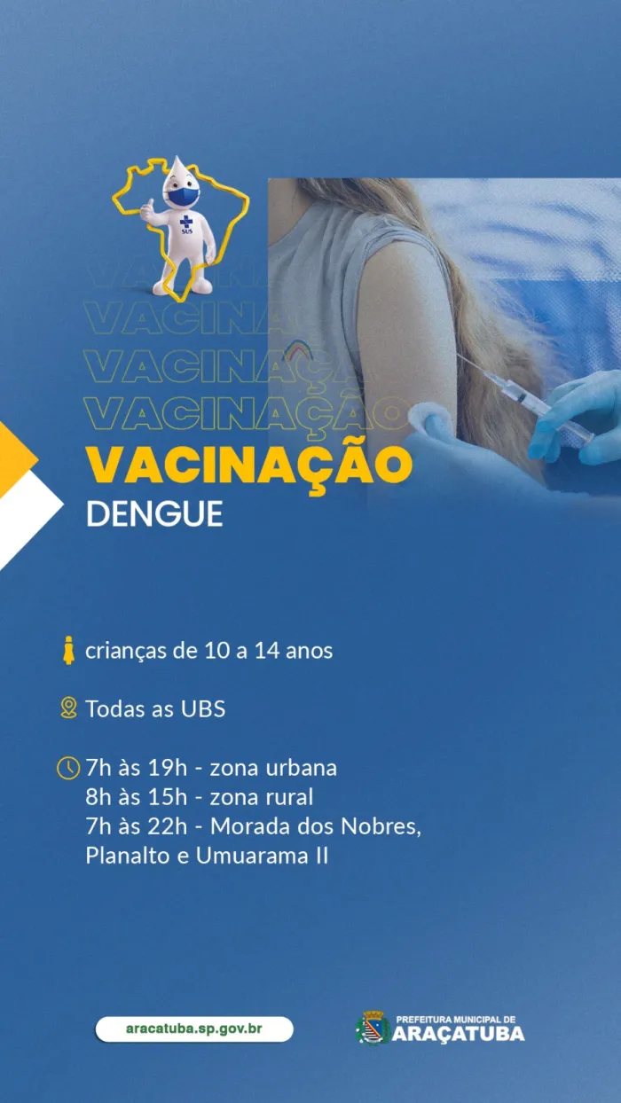 VACINAS DENGUE