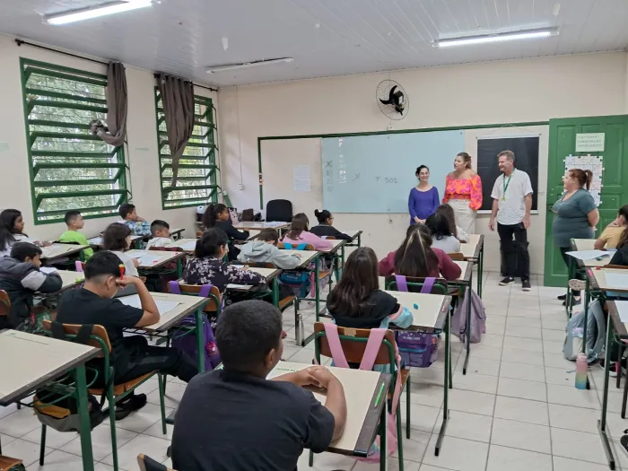 Educação realiza ação pedagógica com estudantes da Grande Florianópolis