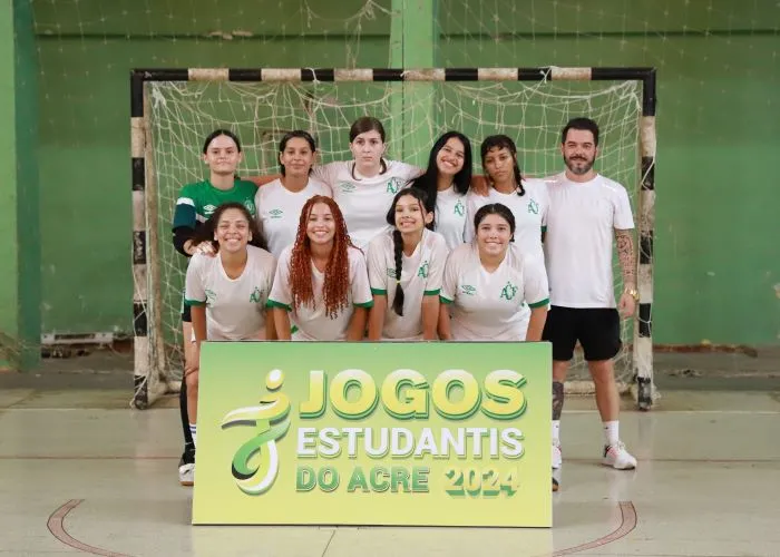 Estado realiza finais do futsal dos jogos estudantis da fase municipal de Rio Branco