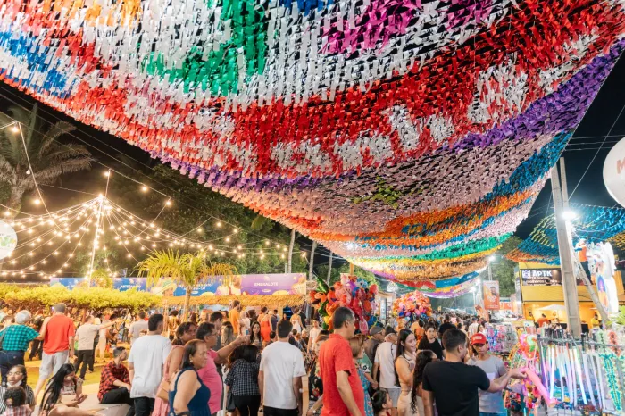 Primeira noite do Arraial do Ipem tem apresentações do Cacuriá Balaio das Rosas, Boi da Maioba e shows de Tutuca Viana e Iara Costa