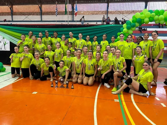 Araçatuba é vice no 5º Troféu Interior de Ginástica Rítmica