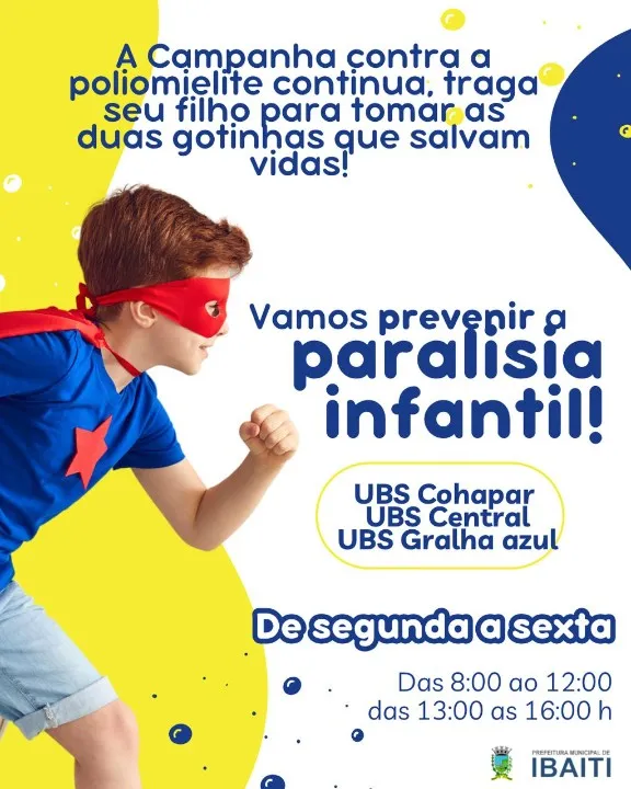 Vacinação contra a poliomielite