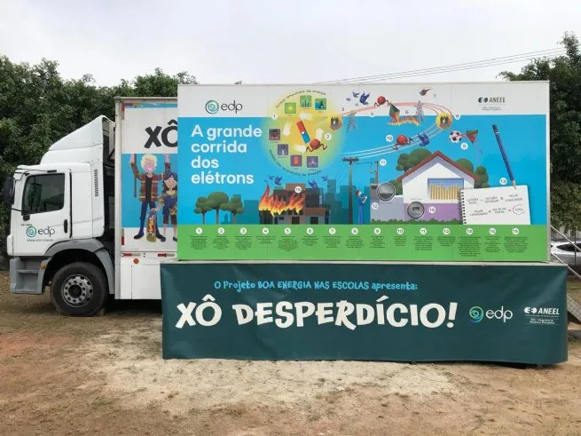 São Sebastião recebe Caminhão da Boa Energia da EDP em 11 escolas municipais