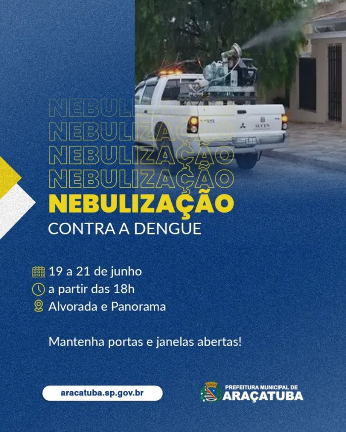 Saúde continua com ações de nebulização