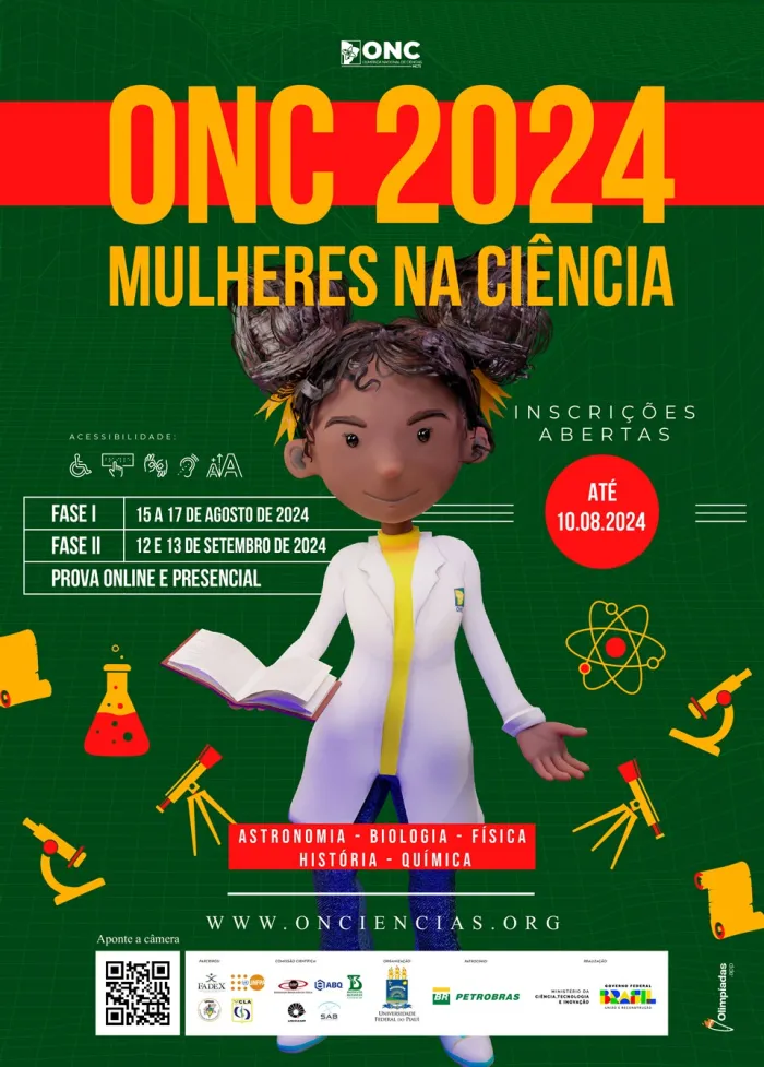 Inscrições para Olimpíada Nacional de Ciências seguem até o dia 10 de agosto