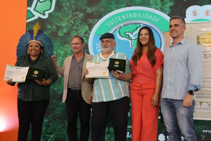 Ceará pelo Clima: Ceiça Pitaguary e organização Esplar receberam o Prêmio Ambientalista Joaquim Feitosa