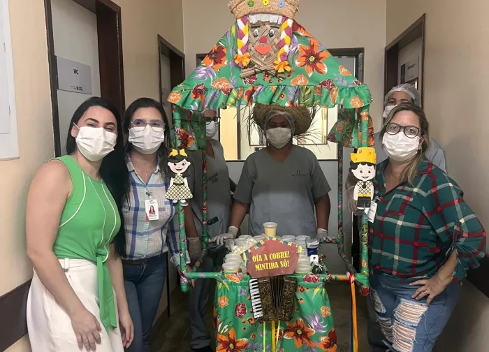 Clementino Fraga realiza festa de São João para pacientes e funcionários