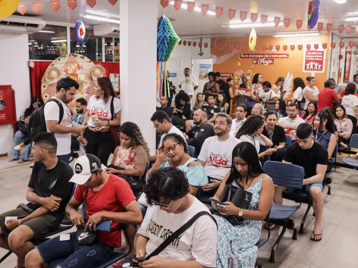 Hemomar recebe voluntários do projeto Sangue de Heróis e reforça estoque de bolsas de sangue