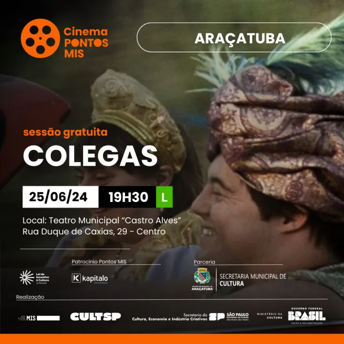 Cultura divulga programação das sessões de cinema de junho