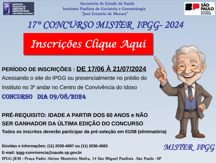 Concurso o mais belo idoso de SP