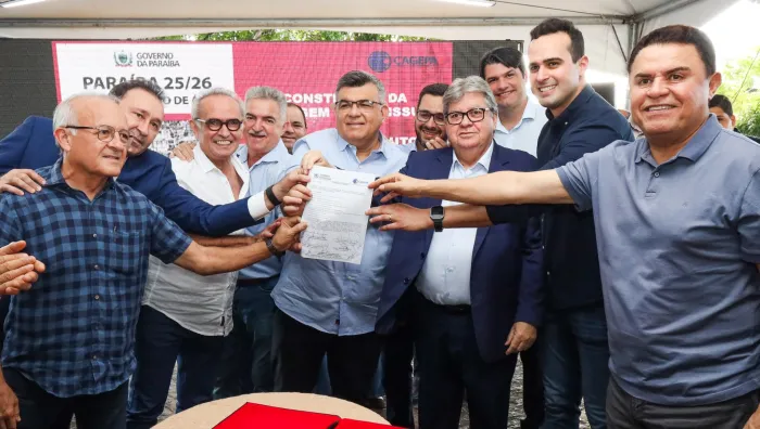 João Azevêdo assina ordem de serviço para construção da barragem Cupissura e conclusão da 2ª etapa da adutora Translitorânea
