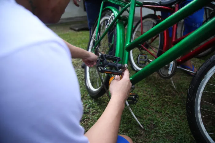 Instituto Socioeducativo realiza aula inaugural da 2ª turma do projeto Pedalando Novos Tempos