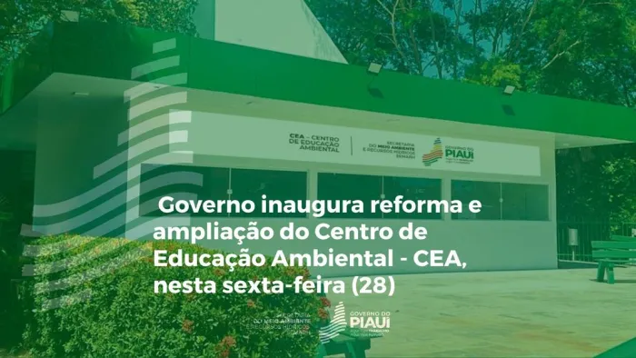 Governo inaugura reforma e ampliação do Centro de Educação Ambiental nesta sexta (28)
