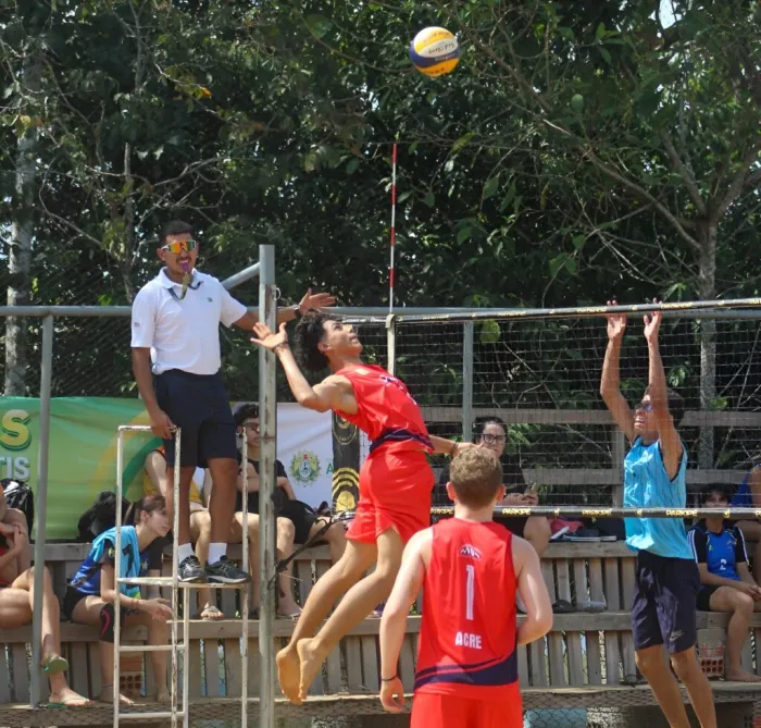 Nos Jogos Estudantis do Acre, vôlei de praia estreia na fase municipal em Rio Branco