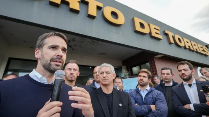 Leite destacou que o objetivo dos investimentos é atrair o interesse das empresas aéreas para utilizarem o aeroporto -Foto: Maurício Tonetto/Secom