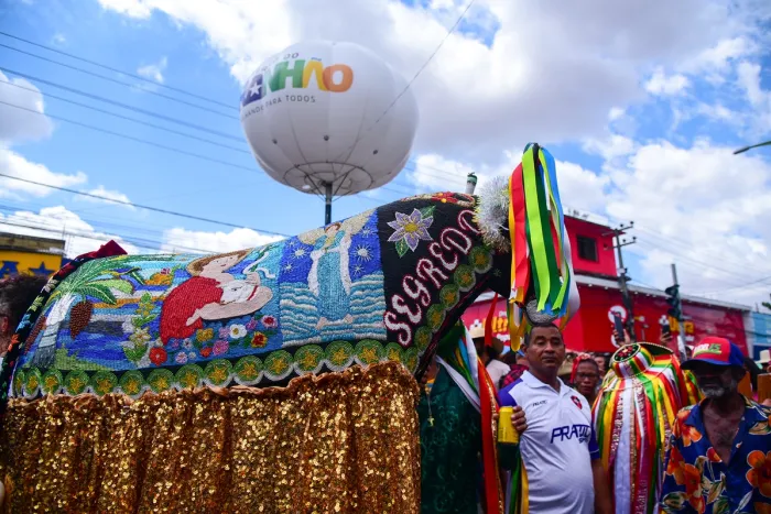 - Grupos de bumba-meu-boi mantém tradição de encontro no bairro João Paulo, em São Luís, em homenagem a São Marçal (Foto: Gilson Ferreirra)