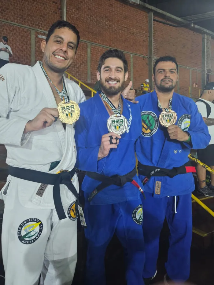 Araçatuba conquista ouro, prata e bronze no Campeonato Brasileiro Jiu Jitsu