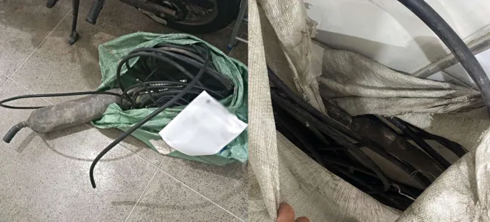 Em dois dias, PMCE prende cinco suspeitos de furto de fios e apreende mais de 10 quilos de material furtado na Capital