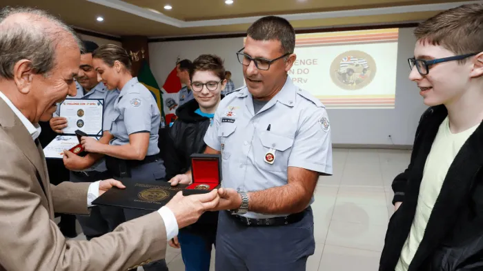 Prefeito participa de cerimônia da Polícia Rodoviária Estadual