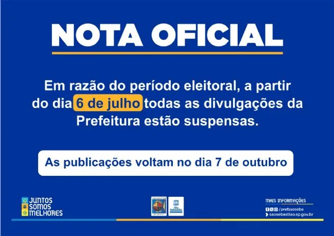Foto: Reprodução/Prefeitura de São Sebastião - SP