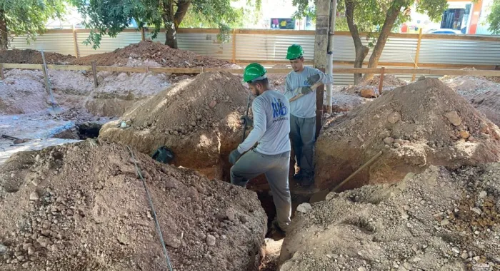 Sevop: Segue em andamento as obras de revitalização e ampliação da Feira do Bairro Laranjeiras