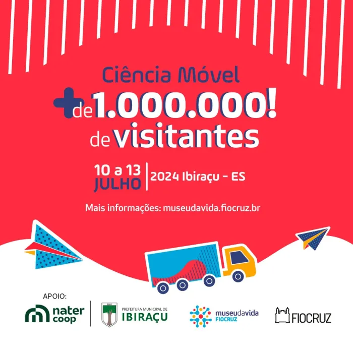 CIÊNCIA MÓVEL ESTARÁ EM IBIRAÇU!