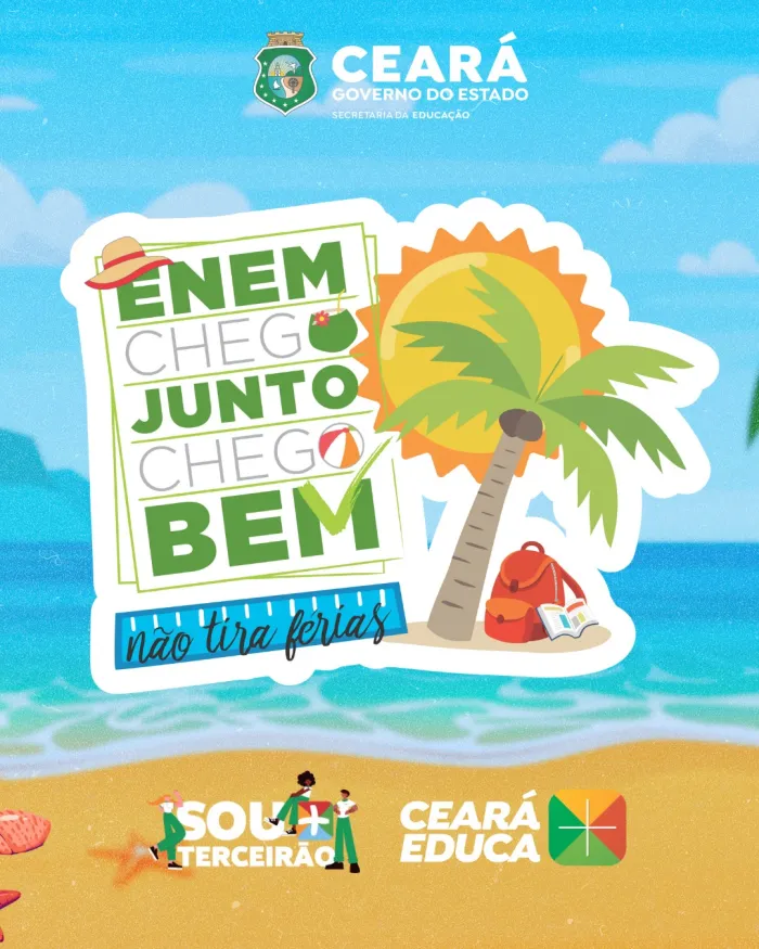 Alunos da rede estadual têm série de atividades em julho com o Enem não Tira Férias