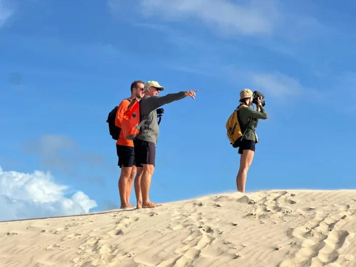 Grupo do documentário ‘Rolé em Família’ gravam nos lençóis maranhenses