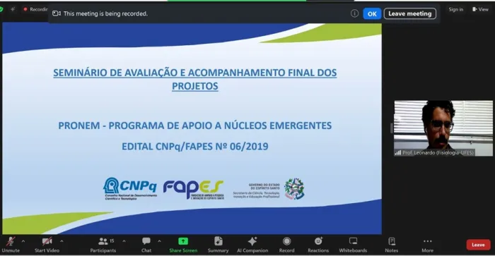 Fapes apoia projetos de pesquisa desenvolvidos por Núcleos Emergentes na Grande Vitória e no interior do Estado