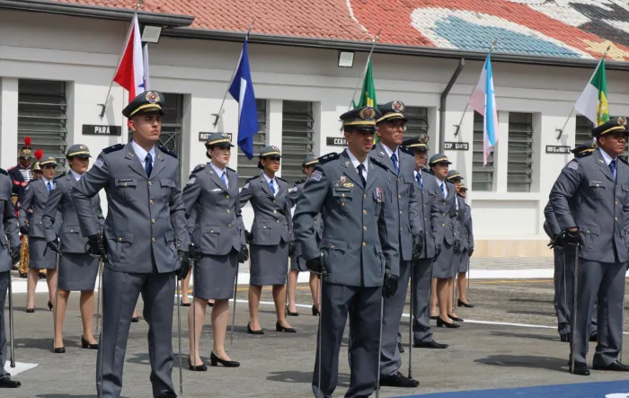 Formação de alunos-oficiais da Polícia Militar