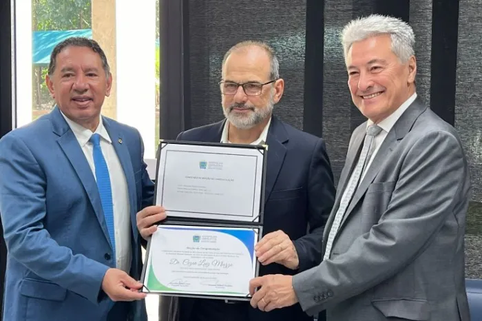 Roberto Hashioka e Gerson Claro congratulam trabalhos da Justiça Itinerante de MS