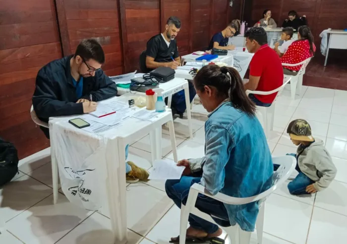 Estado leva Programa Saúde na Floresta à população do Antimary e mais de 500 procedimentos são realizados na comunidade