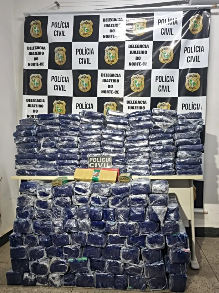 Polícia Civil apreende 379 tabletes de maconha que tinha como destino à Região do Cariri