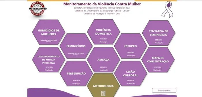 Sesp lança Painel de Crimes Contra a Mulher e aumenta nível de transparência de dados
