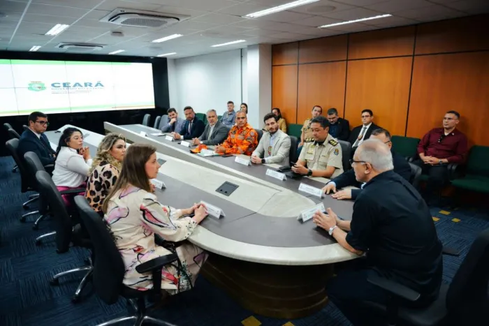 Visando o fortalecimento da Segurança Pública, SSPDS recebe visita técnica de comitiva da Senasp