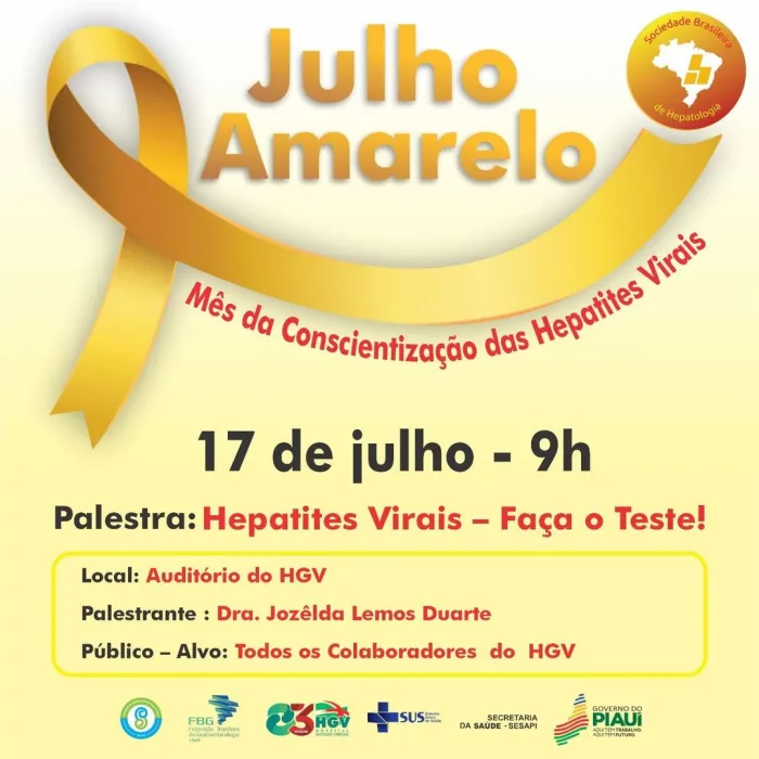 HGV realiza semana de conscientização sobre hepatites virais