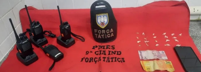 Força Tática da 9ª CIA IND detém suspeito com drogas em Rio Novo do Sul