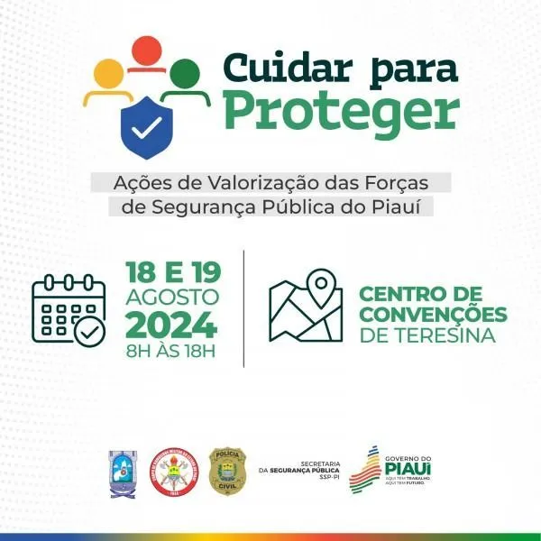 Secretaria realizará evento de valorização para as Forças de Segurança Pública do Piauí