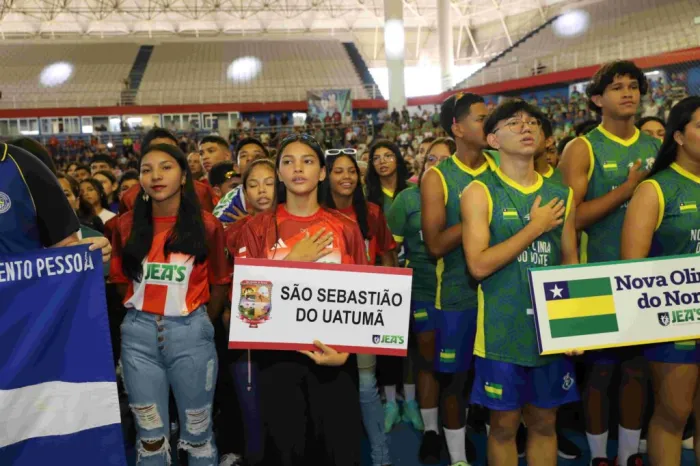 Mais de 5 mil alunos participam da abertura da 45ª edição dos Jogos Escolares do Amazonas