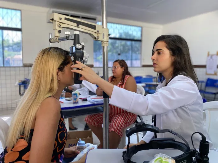 Governo beneficia moradores do Anjo da Guarda e Sá Viana com atendimento do Programa Cuidar dos Olhos