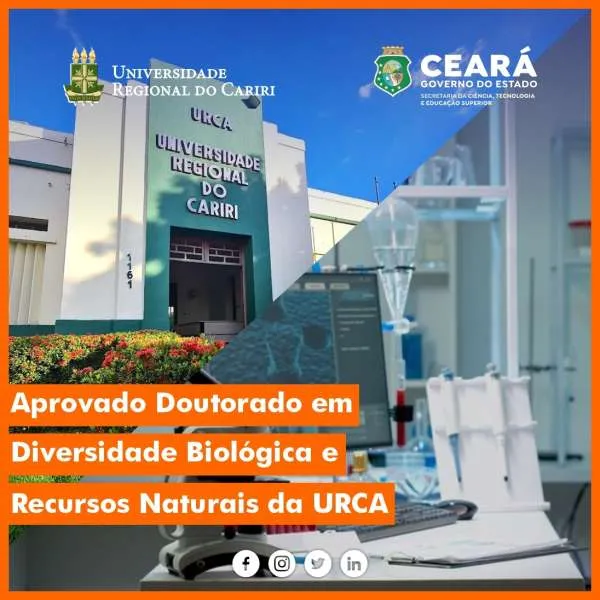 Urca conquista Doutorado em Diversidade Biológica e Recursos Naturais
