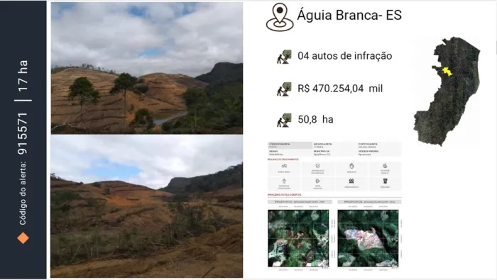 Idaf multa infrator em R$ 470 mil por desmatar 50 hectares e exige reflorestamento da área