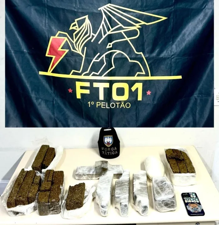 Polícia Militar apreende 16 quilos de entorpecentes em Vitória