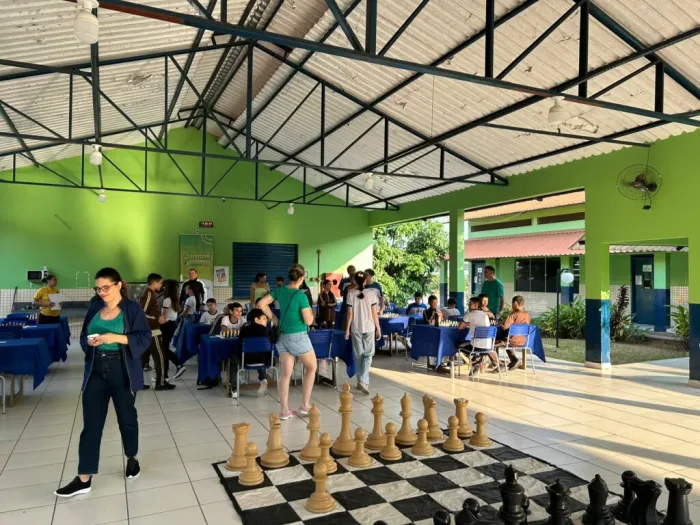Educação realiza fase municipal de xadrez dos jogos estudantis