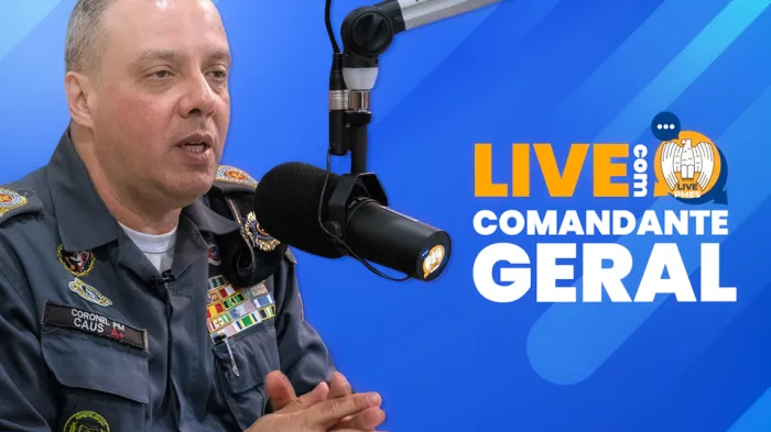 Polícia Militar estreia “Live com o Comandante-Geral” hoje, às 19h