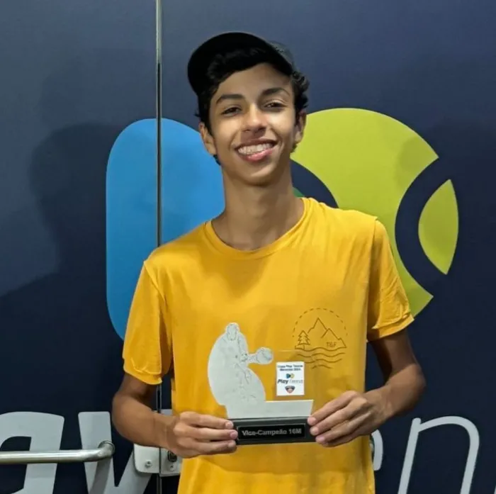 Atleta patrocinado pelo Governo do Maranhão é vice-campeão da Copa Play Tennis em SP