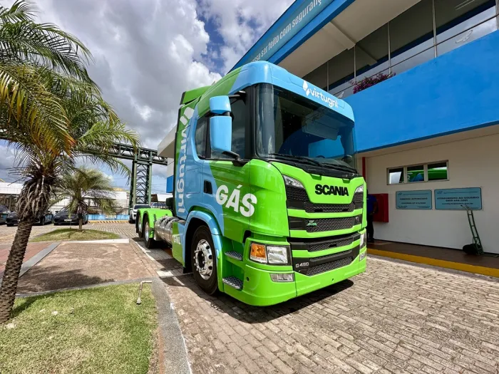 - Os caminhões a GNL serão utilizados para transportar grãos e fertilizantes (Foto: Divulgação)