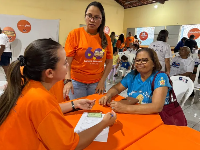 Sesapi realiza ação do projeto que leva serviços de saúde e bem-estar à população idosa de forma gratuita no Mocambinho
